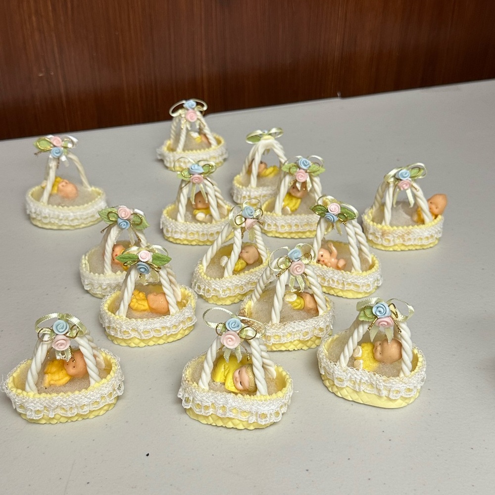 Handmade Baby shower presents or baptism souvenirs